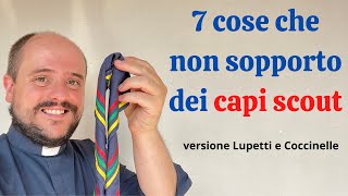 7 COSE CHE NON SOPPORTO DEI CAPI SCOUT  Lupetti e Coccinelle [upl. by Anitrak807]