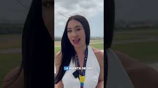 Pasajeros abrochar sus cinturones estamos próximos a aterrizar en el aeropuerto Ernesto Cortissoz [upl. by Keyte]