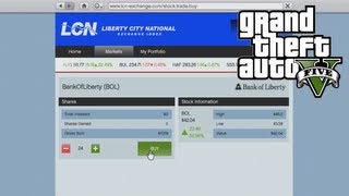 GTA 5  How To Buy amp Sell Stocks  Make Money FAST Stock Market Tutorial GTA V [upl. by Enobe]