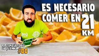 Hay que comer en una MEDIA MARATON Consultorio 80 🍊 [upl. by Ettenna]