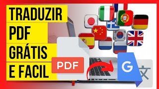 Como Traduzir Documentos PDF online e Grátis  Traduzir PDF online grátis [upl. by Neetsirk]