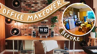 Extreme Home Office Makeover ✨ Music Room Makeover Part 2  JENerationDIY [upl. by Tiff]