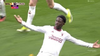 Kobbie Mainoo Goal vs Wolves  Man United vs Wolves [upl. by Negiam]