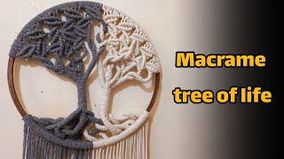 how to make a macrame tree of life [upl. by Ynnohj277]