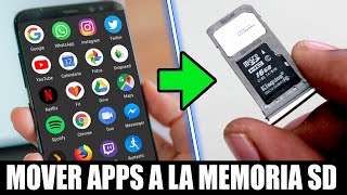 Como MOVER las Aplicaciones ala Tarjeta SD 2021 Fácil  No Root Pasa tus Apps ala memoria Externa [upl. by Halfon69]