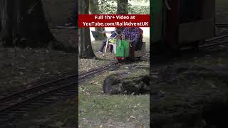 Ivor the Engine running at the Thompson Park Railway in burnley [upl. by Ahsini374]