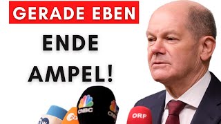 Geil Scholz entlässt Finanzminister Lindner – Ampel ist zu Ende [upl. by Eifos759]