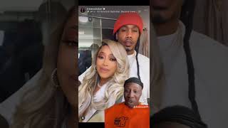 TRINA POSES w BENJAMIN KEARSE JR trending viralvideo trina benjaminkearsejr hiphopnews [upl. by Kyd]