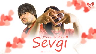 UZmir amp Mira  Sevgi Lyric video [upl. by Whitver]