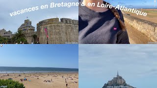 vlog vacances en Bretagne et en LoireAtlantique [upl. by Onifled]