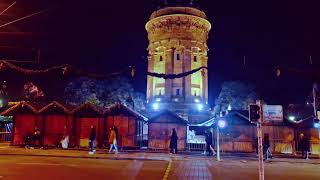 Weihnachtsmarkt Mannheim wird gebaut video 21112024 und gute Musik [upl. by Carisa390]