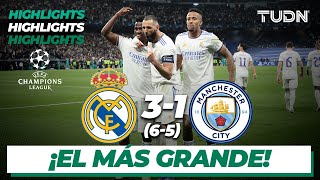 Highlights  Real Madrid 3651 Man City l  UEFA Champions League 2022  Semis Vuelta  TUDN [upl. by Nirej]