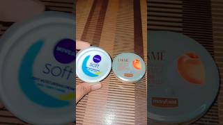 Nivea soft cream VS Lakme peach milk moisturizer [upl. by Lekcar]