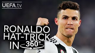 RELIVE RONALDO COMEBACK HATTRICK IN 360° [upl. by Gove]