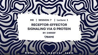 MR S7L1  ReceptorEffector Signalling Via G Proteins [upl. by Anirec462]