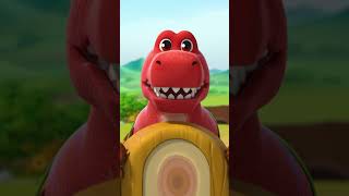 🏎️ Here comes the TRex Car dinosaurforkids [upl. by Ivers241]