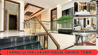 1 KANAL BRAND NEW LUXURY HOUSE FOR SALE IN BAHRIA TOWN LAHORE [upl. by Notlef]