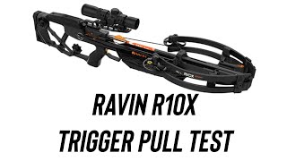 Ravin R10X Crossbow Trigger Pull Test [upl. by Shum]