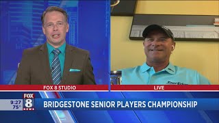 Senior progolfers flocking to Akron  Fox 8 catches up with Scott McCarron [upl. by Croner359]