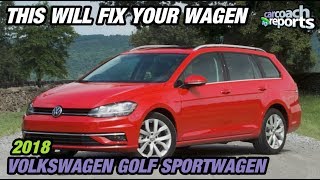 2018 Volkswagen Golf SportWagen  This Will Fix Your Wagon [upl. by Warthman109]