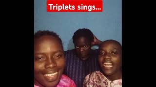 Triplets sings melodious songs in harmony sisters duet songs shorts [upl. by Trutko]