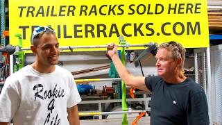 The most SECURE TRIMMER RACKS on the market The Green Touch Trailer Racks Story [upl. by Slemmer]