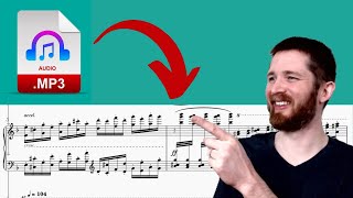 How to Instantly Convert an mp3 Audio File into Sheet Music for Free AnthemScore and MuseScore [upl. by Rekab]