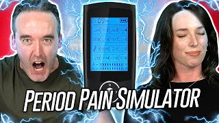 Irish People Try A Period Pain Simulator [upl. by Eimar173]