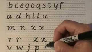 Italics Handwriting for ChildrenPart 2A Cursive [upl. by Reerg]