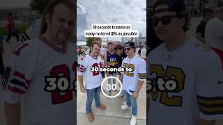 Naming current NFL QBs in 30 seconds ⏰ [upl. by Llorrad]