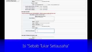 eROSES  Tutorial Modul Pembaharuan Setiausaha [upl. by Nomyaw]