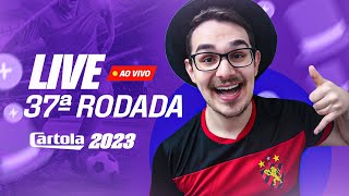 LIVE DICAS 37 RODADA  CARTOLA FC 2023  PENÚLTIMA MITADA DO ANO [upl. by Petr]