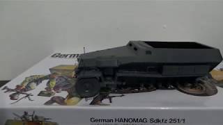 German HANOMAG Sdkfz 2511 Tamiya 135 Установка бортов фонарей шанцевого инструмента [upl. by Euqinomod]