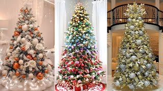 🎄100 CHRISTMAS DECORATIONS IDEAS 2024  LUXURY CHRISTMAS TREE DECOR IDEAS  CHRISTMAS DECOR 🎄 [upl. by Kiel]