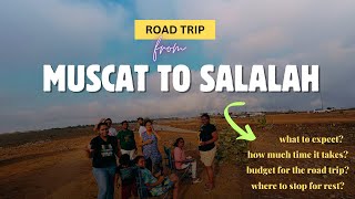 1100km ROAD TRIP TO SALALAH from MUSCAT Oman  Khareef is here MUST VISIT SALALAH OMAN [upl. by Shandie]