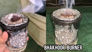 Unique Bakhoor Burner  DIY how to make homemade Bakhoor Burner with white cement  Homesneedcrafts [upl. by Suoirtemed]