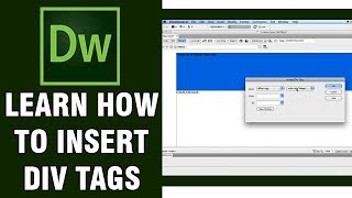 Adobe Dreamweaver Tutorial  Learn How To Insert DIV Tags In Dreamweaver  Digital Teacher [upl. by Lowenstein531]