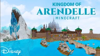 Review Map Kingdom Arendelle Frozen MCPE [upl. by Nyrhtac465]