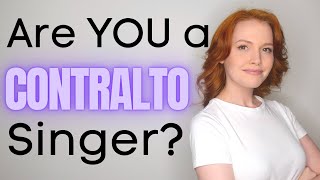 Are YOU an CONTRALTO Singer The LOWEST Female Voice Classification Explained In Simple Terms [upl. by Nadia394]