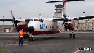 de Havilland Canada DHC5 Buffalo 7QSTB OostendeOSTEBOS 15dec2015 [upl. by Amlus]