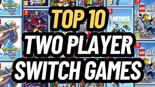 TOP 10 BEST TWO PLAYER SWITCH GAMES [upl. by Yarrum]