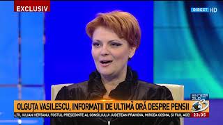 Lia Olguța Vasilescu anunț de ultimă oră despre pensii și salarii [upl. by Shaum]