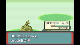 POKEMON EMERALD  GRAVELER  AZOTE  FLAIL [upl. by Annaej]