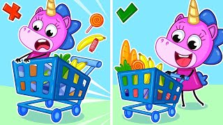 Shopping al Supermercato  Cartone Animato Educativo per Bambini 🛒🏪  Teeny Mimi 🦄 [upl. by Sumner539]