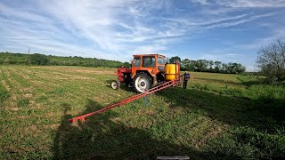 Tractorvlogu650Instalatiedeerbicidatde400delitriLa erbicidat porumbul din anul 2024 ep1 [upl. by Ause733]