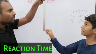 Class 11 Physics  Experiment On Reaction Time And Deeply Explained [upl. by Retxed324]