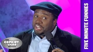 Corey Holcomb⎢Men cheat more than women⎢Shaqs Five Minute Funnies⎢Comedy Shaq [upl. by Fernyak68]