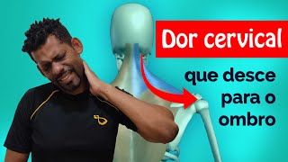 😵Pescoço Travado😵  Dor cervical que desce p o ombro  Exercícios p aliviar as dores no pescoço [upl. by Otrevlig]