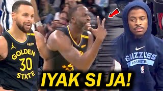 KINAKARMA na si Ja Morant iyak kay Green na TRASHTALK malala katakot ang nangyari kay Steph Curry [upl. by Adilen360]