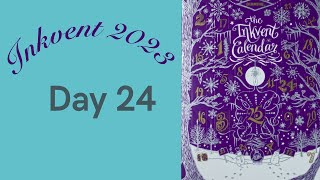 Diamine Inkvent 2023  Day 24 [upl. by Aihsetan]